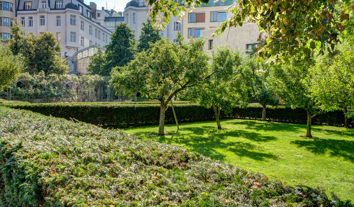 Rooms with a view to Franciscan Garden